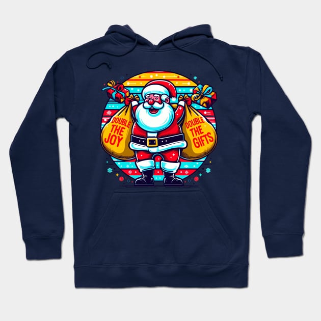 Santa Came Twice Hoodie by BukovskyART